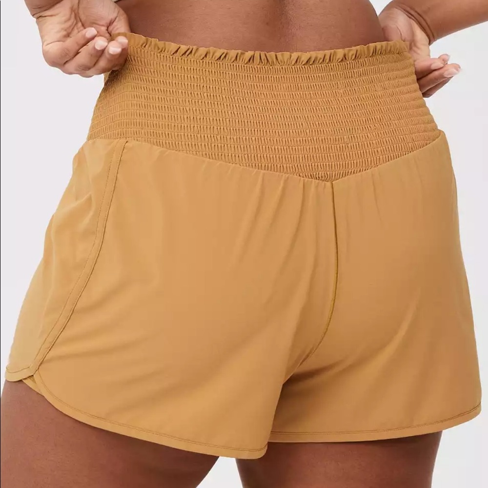 OFFLINE By Aerie Real Me Smocked Running Short